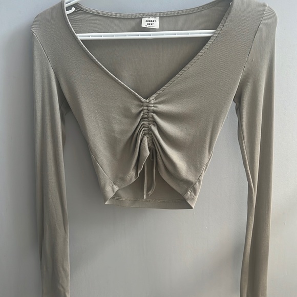 Sunday Best Long sleeve crop top size xs - Picture 1 of 2